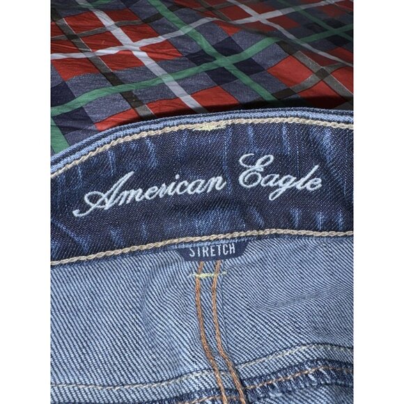 American Eagle Outfitters Artist Jeans Women 8 32X25 Stretch - Picture 6 of 7